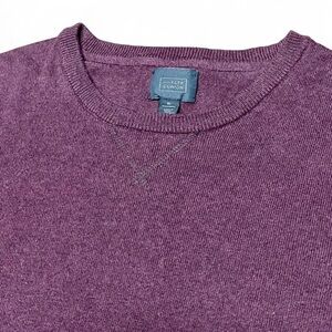 14th And Union Burgundy Cashmere Cotton Blend Crewneck Sweater Men’s XL